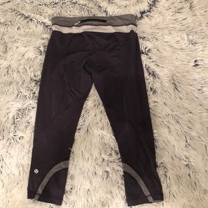 Lulu Lemon Leggings Size 8 Grey